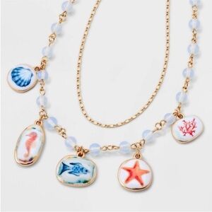Universal Thread Beach Sea Life Charm Necklace